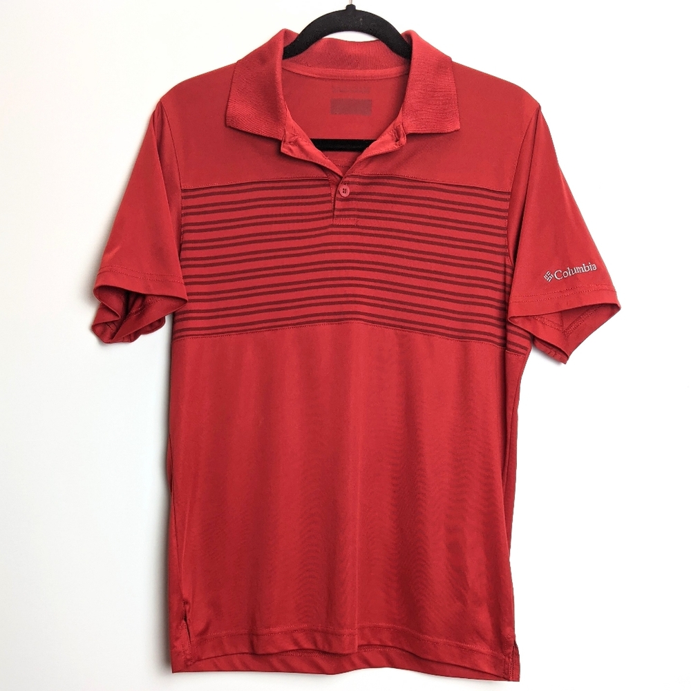 Columbia Men's S Golf Shirt with Stripes